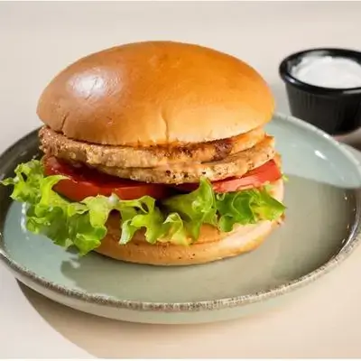Double Chicken Breast Burger