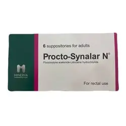Procto-Synalar N 6 Suppositories for adults