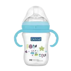 Mamilla Teat Double Anti Colic 2 From 6-18 Months BLUE 300ml OPB-1093(B) _ Optimal