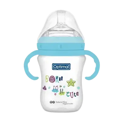 Mamilla Teat Double Anti Colic 2 From 6-18 Months BLUE 300ml OPB-1093(B) _ Optimal