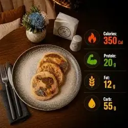 Banana Oatmeal Pancake Breakfast