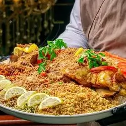 Qozi Over Rice plate (4 persons)