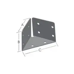 Corner Plate 75X70X110