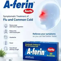 A-ferin Forte Cold & Flu Tablets
