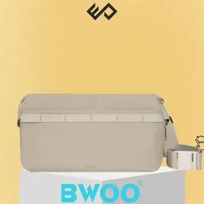 BWOO Polyester Casual Crossbody Bag for Outdoor - Beige