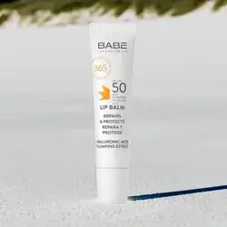 BABE 50spf lip balm repairs&protects reparay protege