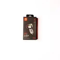 BAZ Super Fast Car Charger Three Ports 2-USB-C & USB-A 68W