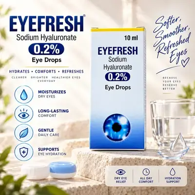 EYEFRESH Sodium Hyaluronate 0.2% Eye Drops – 10 ml