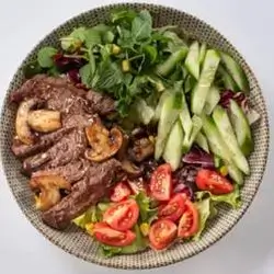 Meat Salad with BBQ Sauce