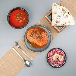 2 Red Meat Kofta And Salad And Bread