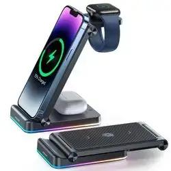 Joyroom 3-in-1 Foldable Wireless Charging Station 15W