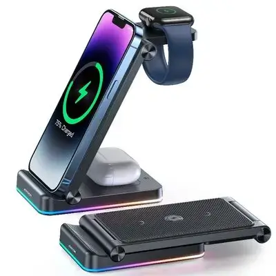 Joyroom 3-in-1 Foldable Wireless Charging Station 15W