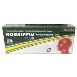 Nogrippin plus 650mg/10mg/4mg tablet Biofarma