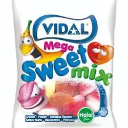 Vidal Jelly Mega Sweet Mix 100g