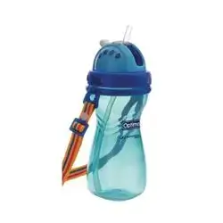 P.p wide neck silicone straw bottle