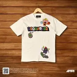 FARFETCH DSQUARED2 WHITE SMALL