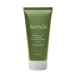 Arencia Green Tea + LHA Deep Pore Rice Cake Cleanser