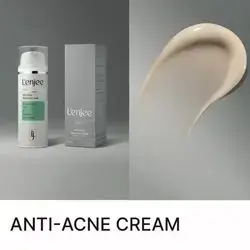 lenjee purity anti-acne skincare cream with niacinamide 50ml (niacinamide , aha, bha , allantoin , shea butter ) use only for night