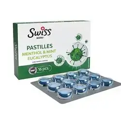 Pastilles (Monthol & Mint Eucalyptus) 16 pcs_Swiss BORK