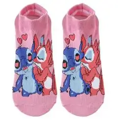 1 pair Lilo & Stitch Short Socks Cartoon Stitch - Size: 37-45