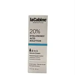 IaCabine 20% Hyaluronic Acid Solution 2 in 1 Serum Cream Moisturizing and Comfort 30ml