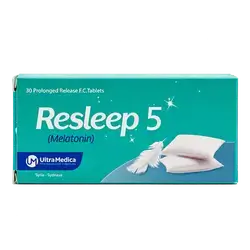 Resleep (Melatonin 5mg) 30 Prolonged Release F.C. Tablets _ Ultra Medica