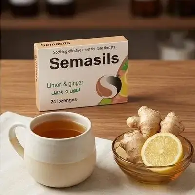 Semasils Lemon & Ginger Lozenges