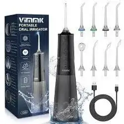 2MK Oral Irrigator, IPX7 Waterproof Rechargeable