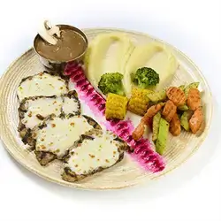 Mushroom Gratin Steak