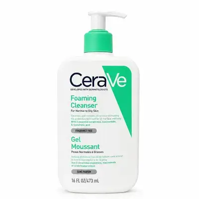 CeraVe Foaming Cleanser for Normal to Oily Skin 473ml