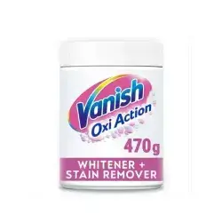 Vanish Oxi Action Whiter Whites+amazing Stain Removal 470g