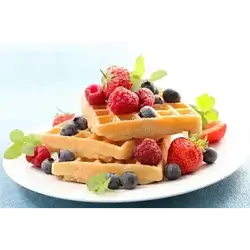 Fruits Waffle