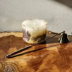 Scented Rose Candles With Candle Snuffer