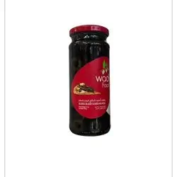 Wadi Food Sliced Black Olives for Pizza 340gr