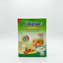 Ridielac infant cereal from 8 month milk& wheat with fruits &honey 200g