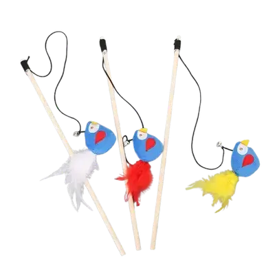 E589 Feather Wand Cat Toy