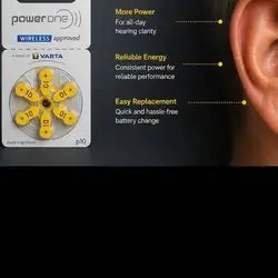 Power One p10 Hearing Aid Batteries