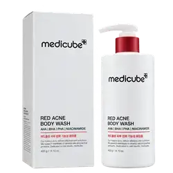 Red Acne Body Wash AHA,BHA,PHA, Niacinamide 400g _ medicube