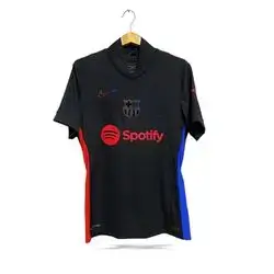 T SHIRT BARCELONA WITH SHORTS KIDS NEW BLACK 3