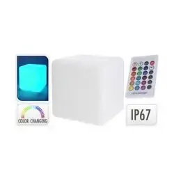 Table Lamp Led Lights Cube 40X40X40Cm
