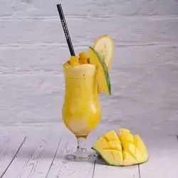 Banana, Milk And Mango Cocktail