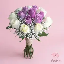 The Bride's Flower-Purple&White
