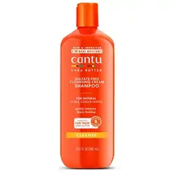 Cantu Shea Butter Sulfate-Free Cleansing Cream Shampoo – 400ml – Sulfate-Free Moisture Boost for Natural Hair