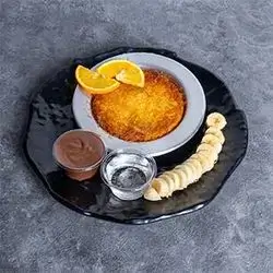 Qaymagh Kunafa And A Chocolate Cup