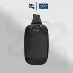 BRAVE - Sling Bag Portable Gadget Storage For Travel - Black