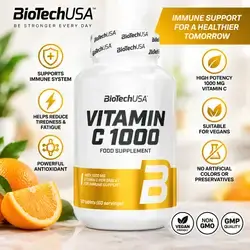BioTechUSA Vitamin C 1000 – 60 Tablets (60 Servings)