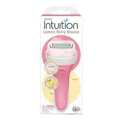Intuition Lemon Berry Breeze Razors for Women 1 Razor +1 Travel Cap _ Schick