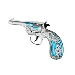 Metal Pirate Gun Design Windproof Lighter – Random Color