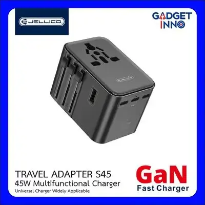 Jellico S45 multifunctional GaN travel charger 45W