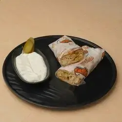 Chicken Shawarma Sandwich With Fries